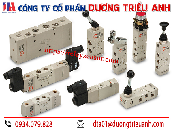 xi lanh khi nen Metalwork,Metalwork pneumatic Vietnam,van khi nen Metalwork,bo truyen dong Metalwork
