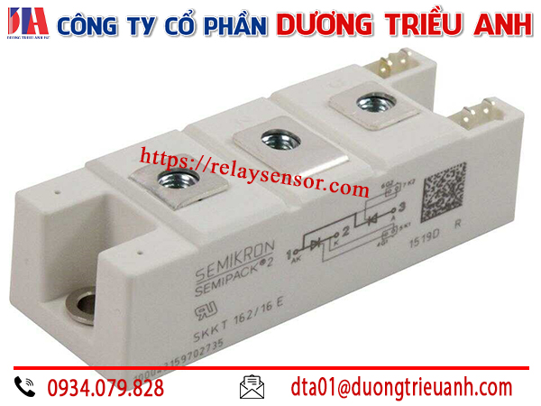 thyristor semikron skkt 162/16 e co san,chinh luu semikron chinh hang,module semikron,semikron vietnam