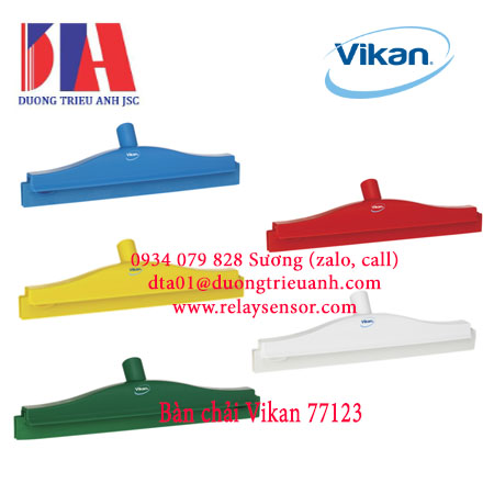 Bàn chải Vikan 77123 dài 400mm, Màu xanh chính hãng