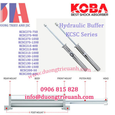 Bộ đệm thủy lực Koba serial KCSC | Hydraulic Buffer KoBa KCSC110-300 | Bộ đệm Koba KCSC275-750