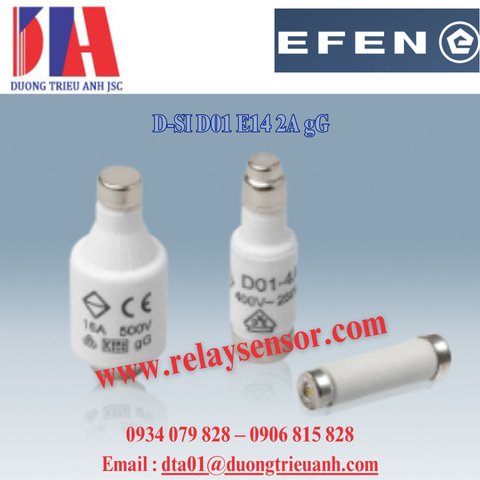 Cầu chì EFEN D-SI D01 E14 2A gG