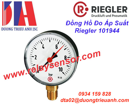 Đồng Hồ Đo Áp Suất Riegler 101944