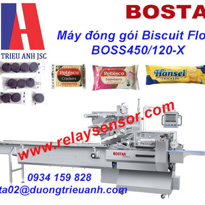 Máy Đóng Gói Biscuit Flow Bostar BOSS450/120-X