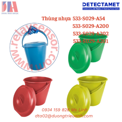 thung nhua detectamet 533-s029-a54 chinh hang