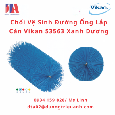 choi ve sinh duong ong lap can vikan 53563 xanh duong