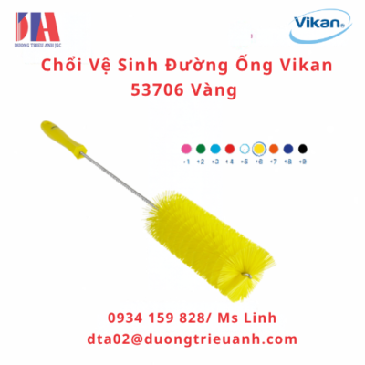 choi ve sinh duong ong vikan 53706 vang