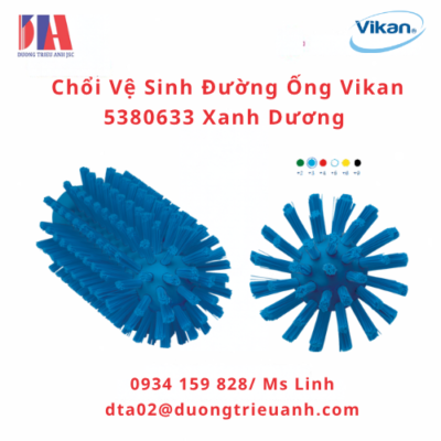 choi ve sinh duong ong vikan 5380633 xanh duong