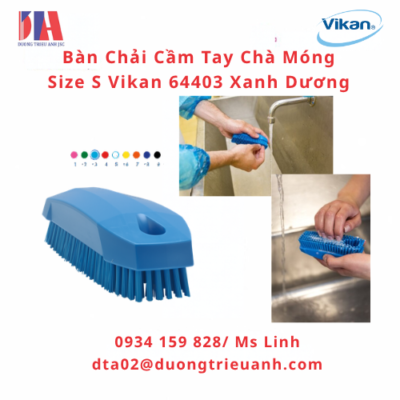 ban chai cam tay cha mong size s vikan 64403 xanh duong